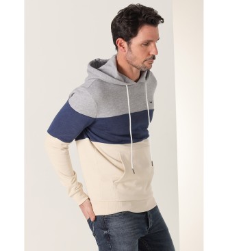 Lois Jeans para hombre. 165613372 Sudadera con capucha Bolsillo Canguro (XXL), Blanco, Casual, Algodón, Manga larga, Lois Jeans outlet 2024.