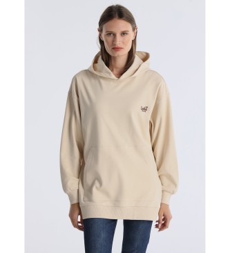 Lois Jeansvoor vrouwen. 464782895 Cecile Egia beige sweatshirt (XL), Casual, Katoen