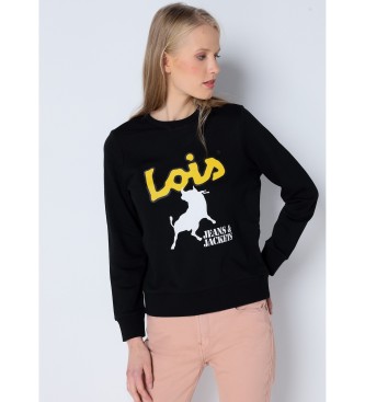 Lois Jeans para mujer. 464312225 Sudadera 136238 marino (XS), Casual, Algodón, Manga larga