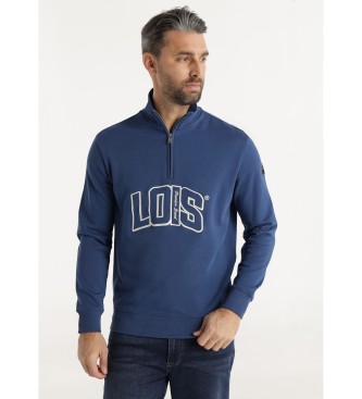 Lois Jeans para hombre. 166253512 Sudadera Andre Java azul (XL), Casual, Algodón