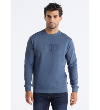 Lois Jeans para hombre. 166213495 Sudadera Simon azul (XXL), Casual, Algodón