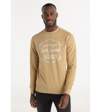 Lois Jeans para hombre. 166152841 Sudadera Lone Ranger marrón (XXL), Casual, Algodón