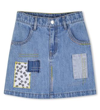 Marc Jacobs para niña. W60726 Falda Tejana azul (12años= 150cm), Casual, Algodón, Denim, moda infantil