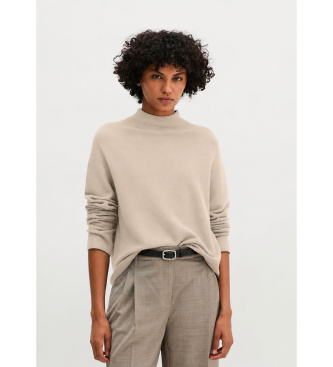 Marc O'Polo Jersey relajado sin costuras beige