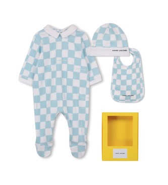 Marc Jacobs unisex för barn. W60814 Baby set blå (6M= 67cm), Hemkläder, Bomull, Lång ärm, barnmode