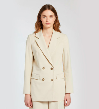 Marella para mujer. 2523046112200 Abrigo Valery beige (42), Casual, Algodón