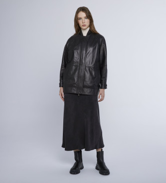 Marellavoor vrouwen. 2423446022200 Narvel jack zwart (44), Casual, Leer