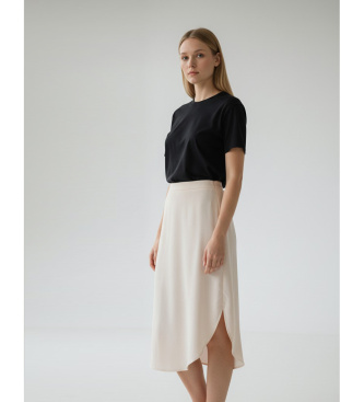 Marella para mujer. 2613101065200 Falda Mlmferito beige (42), Casual, Viscosa