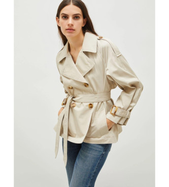 Marellavoor vrouwen. 2513021031200 Gabardine Afgelegen zand (44), Beige, Casual, Katoen
