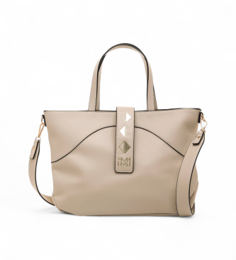 Mariamare para mujer. MALLA Bolso Malla beige (OSFA), Casual, Sintético
