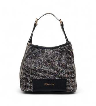 Mariamare para mujer. TOBA Bolso Toba negro (OSFA), Casual, Sintético
