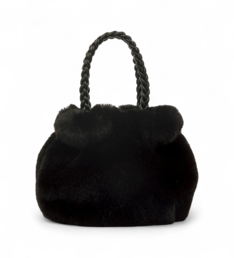 Mariamare para mujer. BOMBO Bolso de mano Bombo negro (OSFA), Casual, Fiesta, Sintético