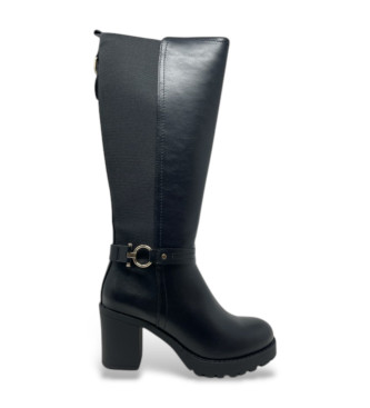 Mariamare para mulher. 63574 Botas de montar pretas (40), Preto, 3 a 5cm, Zíper, Casual