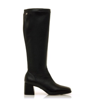 Mariamarevoor vrouwen. 63623 Nerola laarzen zwart (40), 3 tot 5 cm, Ritssluiting, Casual