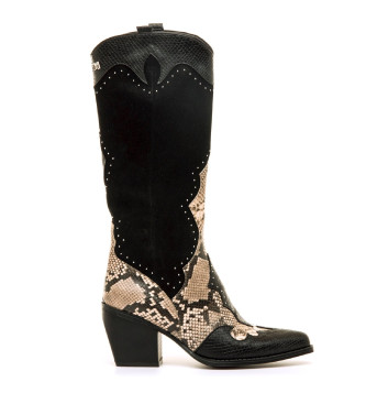 Mariamare para mujer. 63710 Botas Texano marrón (37), 3 a 5cm, Cremallera, Casual