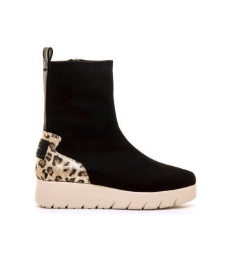 Mariamare para mujer. 63700 Botines Burano negro (41), Plano, 1 a 3cm, Cremallera, Casual