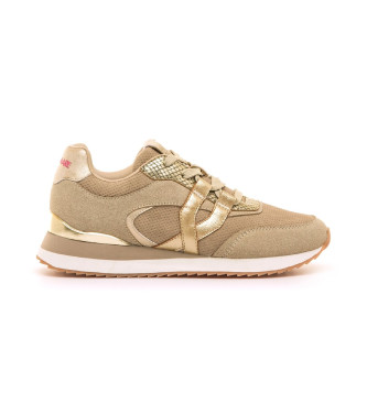 Mariamare para mujer. 63596 Zapatillas Narita Basic beige (38), Plano, Cordones, Casual