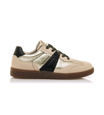 Mariamare para mujer. 68544 Zapatillas Fiora beige (36), Plano, Cordones, Casual