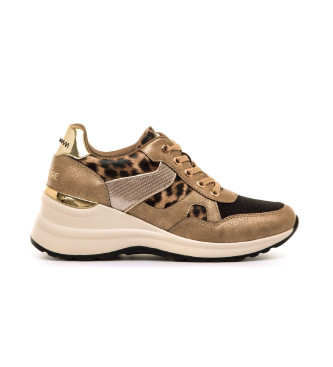 Mariamare para mujer. 63647 Zapatillas Cinzia marrón (36), 3 a 5cm, Cordones, Casual