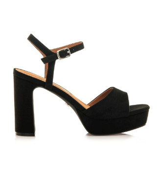 Mariamare para mujer. 68425 Sandalias Roseta negro -Altura tacón 9cm- (39), 8 a 10cm, Hebilla, Casual, Mariamare outlet 2024.