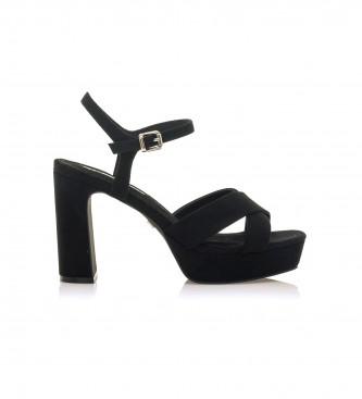 Mariamare para mulher. Sand?lias 63418 preto -Altura do salto 9cm