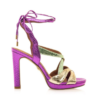 Mariamare para mulher. Sand?lias 68367 roxo -Altura do salto 11cm