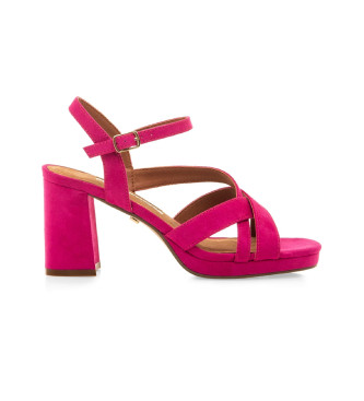 Mariamare para mujer. 68451 Sandalias 68451 rosa (36), Tela, 3 a 5cm, Hebilla, Casual, Fiesta, Mariamare outlet 2024.