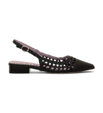 Mariamare para mujer. 68655 Zapatos Puglia negro (35), Plano, 1 a 3cm, Hebilla, Casual, Fiesta