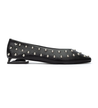 Martinelli para mujer. S009-B479PY Bailarinas de Piel Vescia negro (36), Plano, 1 a 3cm, Ninguno, Casual, Fiesta, Clásico