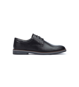 Martinelli para hombre. 1604-2727E Zapatos de Piel Douglas negro (39), Plano, Cordones, Casual, Fiesta, Clásico