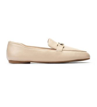 Martinelli para mujer. 1750-B357PY Mocasines de Piel Lariana beige (37), Plano, 1 a 3cm, Ninguno, Casual, Clásico