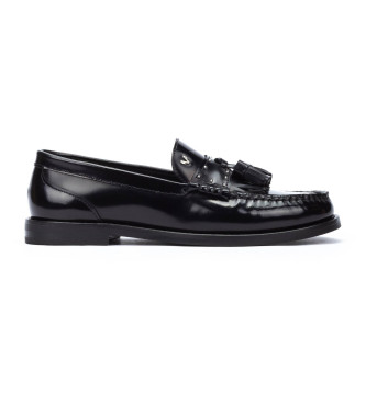 Martinelli para mulher. 1734-B301TY Mocassins em pele Settala 1734 preto (39), Couro, 1 a 3cm, Nenhum, Casual