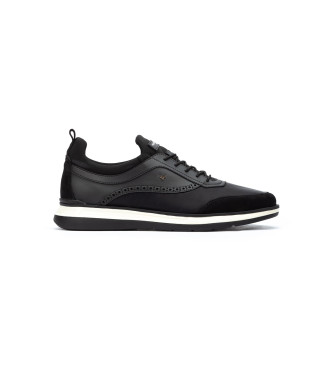 Martinelli para hombre. 1606-2733X Zapatillas de Piel Walden negro (41), Tela, Plano, Cordones, Casual