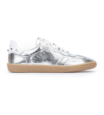 Martinelli para mujer. 1743-B335N Zapatillas de Piel Albricci plateado (39), Plata, Plano, Cordones, Casual