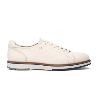 Martinelli para hombre. C003-2971B Zapatillas de piel Fulton blanco (44), Plano, Cordones, Casual