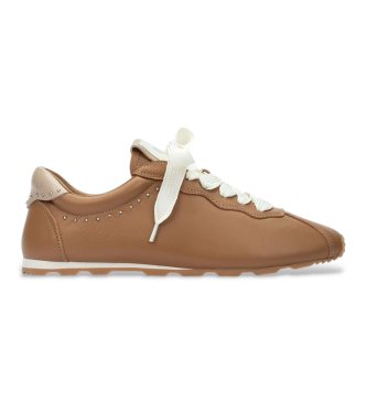 Martinelli para mujer. S013-B486PY Zapatillas de Piel Piemonte marrón (36), Plano, Cordones, Casual