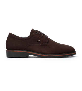 Martinelli para hombre. 1689-2889XA Zapatos de Piel Watford marrón oscuro (44), Plano, Cordones, Casual