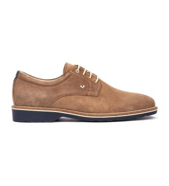 Martinelli para hombre. 1689-2889W Zapatos de piel Watford marrón (44), Plano, Ante, Cordones, Casual