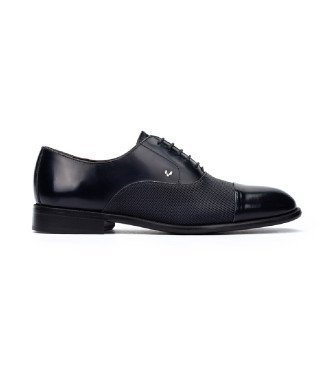 Martinelli para hombre. 1691-2859T Zapatos de piel con cordones Arlington marino (46), Plano, Casual