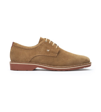Martinelli para hombre. 1689-2889W Zapatos de piel con cordones Watford taupe (45), Plano, Casual