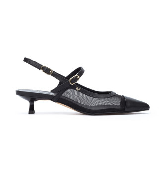 Martinelli para mujer. 1746-B347Z Zapatos de piel Gaeta 1746 negro (40), 3 a 5cm, Hebilla, Casual