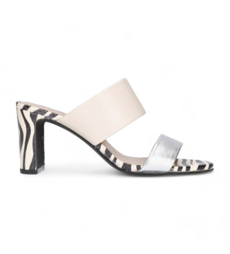 Mascaró per donna. 48357 Sandali Maria in pelle con doppi cinturini, Nessuno, Casual