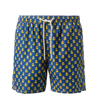 MC2 Saint Barth para hombre. LIG0003 Bañador Lightweight micro fasntasy azul (M), Beachwear, Poliéster