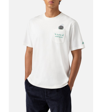MC2 Saint Barth para hombre. CONR0001 Camiseta Va Tutto blanco (XXL), Casual, Algodón, Manga corta