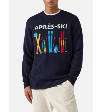 MC2 Saint Barth para hombre. BOMD005 Jersey Bombardino marino (XXL), Casual, Lana