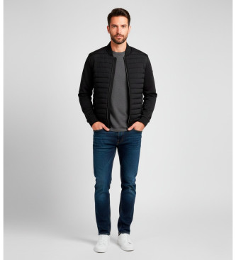 Michael Kors para hombre. MC62244 Abrigo Thurso Mixedmedia Dressy azul (S), Casual, Nylon