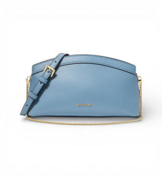 Michael Kors para mujer. 30S6G13C5L Bolso de mano transformable Athena pequeño azul (OSFA), Casual, Piel