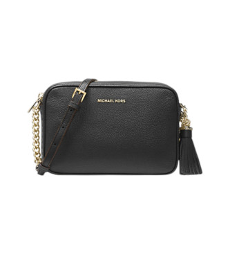 Michael Kors Para Mujer. 32F7GGNM8L Bandolera De Piel Ginny Negro (Osfa), Casual-image