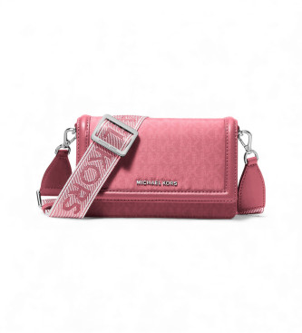 Michael Kors para mujer. 32S5SJ6C1C Bandolera Jet Set pequeña rosa (OSFA), Casual, Poliéster Reciclado, Sostenible