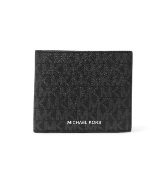 Michael Kors para hombre. 39F9LGYF3B Billetera Greyson negro (OSFA), Casual, PVC